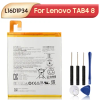 NEW Replacement Battery L16D1P34 For Lenovo TAB4 8 TB-8504N/F Tablet PC TAB4 8 Plus Tablet Battery 4850mAh