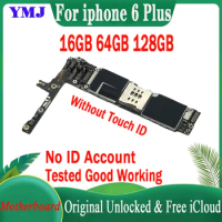 Motherboard For iPhone 6 Plus Clean iCloud 64gb Mainboard With IOS System 16gb Logic Board 128gb Full Function Support Update