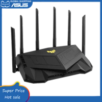 Asus TUF Gaming AX5400 Dual Band WiFi 6 Gaming Router Mobile Game Mode WAN Aggregation RGB Light VPN Fusion AiMesh Compatible