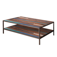 【ALMI】SYZ RECYCLED-120x70 2 LEVELS 咖啡桌(咖啡桌)
