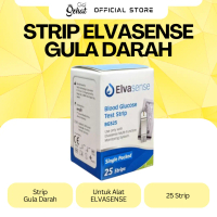 Elvasense Refill Stik Strip Gula Glukosa Darah Elvasense - isi 25 strip