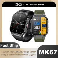 New Outdoor MK67 Sports Smart Watch TFT Bluetooth Call Voice Assistant IP68 Waterproof and Durable Men Smart Watch