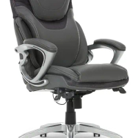 Executive Office Chair, Ergonomic Computer DeskChair, Comfortable Layered Body Pillows for Cushioning, SertaQuality Foam