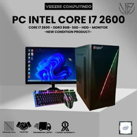 KOMPUTER FULL SETT RAKITAN i7 2600 SSD HDD RAM 8GB CPU ONLY - CASE MINI ATX SSD + HDD