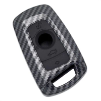 ABS Carbon Fiber Pattern Auto Key Fob Cover Fit For BMW F10 F20 F30 G20 G30 F15 F16 G01 G02 G05 X1 X3 X4 X5 X6 Key Accessories