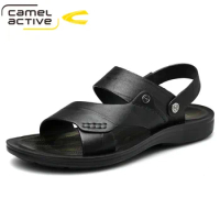 Camel Active 2021 New Brand Genuine Leather Shoes Summer New Large Size 47 Men Sandals Men Sandals Fashion Sandals And Slippers