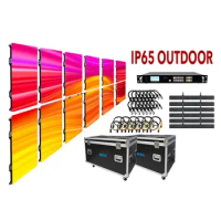 3meter x 1meter 12peices 500x500mm rental LED panels P3.91 full color outdoor hanging led display screen