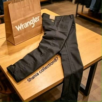 WRANGLER CHINO ORIGINAL STORE SIZE 29-38 SLIM FIT 29 Charcoal