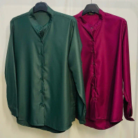 Kemeja (Qarisa) round neck premium cotton by Hakimi Baharin