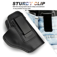 For Glock 17 19 43X/Sig P365 9mm Hunting Left and Right Tactical Leather Holster for Concealed Carry Airsoft IWB Holster