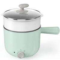220V Electric Rice Cooker 1.2L Mini Non-stick Inner Portable Electric Hotpot Cooker Household Hot Pot Multi Cooker