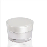 50G pearl white acrylic jar pot tin cone shape day night cream/mask essence moisture gel eye serum skin care whitening packing