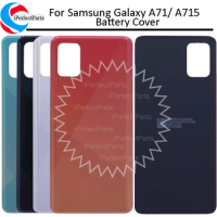 For SAMSUNG Galaxy A71 Back Battery Cover Door Rear Glass Housing Case For SAMSUNG A71 A715F Back housing