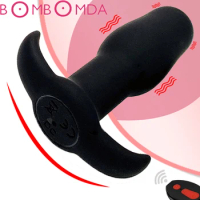 Prostate Stimulator Vibrator Gay Sex Toys Male Prostata Massager Dildo Anal Plug Silicone Wireless Bullet Vibrator Intimate good