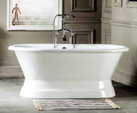 【麗室衛浴】BATHTUB WORLD 高級獨立式鑄鐵浴缸 NH-1009 1524*765*610mm
