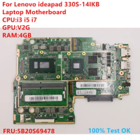 For Lenovo Ideapad 330S-14IKB Laptop Motherboard With CPU:i3 i5 i7 FRU:5B20S69478 100% Test OK