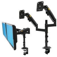 NB H180 氣體雙人體工學顯示器支架 22-35 吋/9 公斤 黑色 (V294)