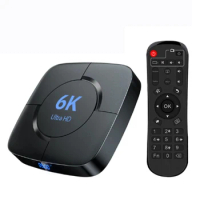 Smart 6K TV Box Android 10 Allwinner H616 2.4G/5Ghz Wifi BT 32GB 6K 4K HD Video Media Player Set