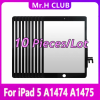 10 Pcs/Lot Touch Screen For Apple IPad 5 A1474 A1475 A1476 Touch Screen Digitizer Assembly Panel Replacement Touch For IPad 5