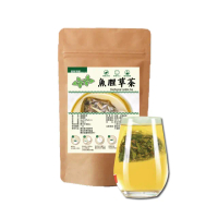 【DING CAO 鼎草】魚腥草茶4gx10入/袋(折耳根 臭腥草 涼茶 青草茶 三角茶包 夏季冷泡茶)
