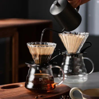 304 Hand Brewing Coffee Pot Set Coffee Filter Cup Long Mouth Fine Mouth Pot Brewing Pot Coffee Utensils