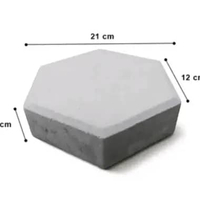 paving blok atau conblok model hexagonal segi enam