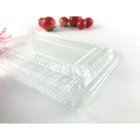 OPS 1H.2H.3H.5H.6H透明盒（100入）易餐盒 方形透明盒 塑膠 便當盒 餛飩 小菜 滷味 水果 （伊凡卡百貨）