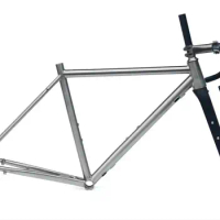 TiAtom- Titanium alloy road bike fully plug-in gravel bike frame