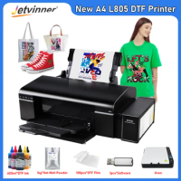 A4 L805 DTF Printer Impresora DTF Textil Printing Clothes Machine Direct to Film Transfer Printer For all Fabric A4 DTF Printer