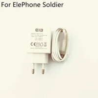 Elephone Soldier New Travel Charger + USB Cable USB Line For Elephone Soldier MT6797T 5.50" 1440x2560 Free Shipping