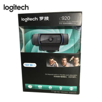 logitech c920 Pro FULL HD 1080p/30fps-720p/fps Webcam Auto Focus Web Camera with 15 Million Pixels CMOS 30FPS USB Camera