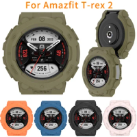 TPU Protector Cover Case For Amazfit T-Rex 2 Smartwatch Protective Frame Shell For Huami Amazfit Trex 2 Silicone Edge Bumper