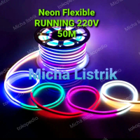Lampu Selang Neon Flex RUNNING 220V Outdoor/ Strip Neon Flex 220V 50M
