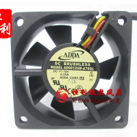 พัดลมระบายความร้อนแบบแกนไฮดรอลิก, ADDA, AD0612UB-A76GL, 60*60*25mm, DC 12V, 0.35A