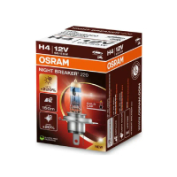 【Osram 歐司朗】H4 Night Breaker 220(增亮達220%大燈 遠燈 H4燈泡)