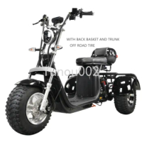 3wheel Three Speed Regulation Charge Power Mobility Scooter Three Wheel Electric Bike Tricycle Adult Motorcycle China