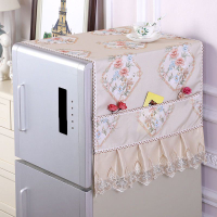 賠本清倉冰箱蓋布冰箱巾冰箱防塵罩單雙開門冰箱罩洗衣機萬能蓋巾