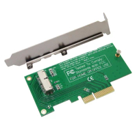 PCIE X4 for Apple 2013 2014 2015 MacBook Air A1465 A1466 Pro Adapter Riser Expansion Converter Add on Card To 16+12 Pin M.2 SSD