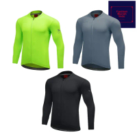 Jersey sepeda Santic original pria lengan panjang long sleeve roadbike