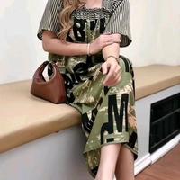 BATIK PEKALONGAN Daster Wanita Motif MBG Kekinian | Dress Santai Oversize Lengan Pendek | Baju Rumah