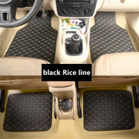 Universal car floor mat for vw polo accessories vw passat b5 b6 golf touran tiguan jetta Car accessories car mats