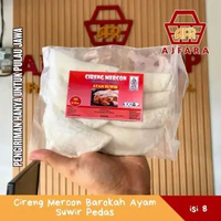 Cireng Rujak Original, Pedas & Udang isi 25, Cireng Mercon Ayam Pedas, Ayam Original & Bakso isi 8, 
