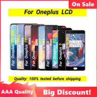 Original AMOLED Display For Oneplus 3 3T 5 5T 6 6T 7 7T 7pro 8pro 9R 10Pro 10T 1+ACE 1+ LCD Display Touch Screen LCD Replacement