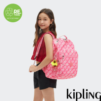 『首爾包』Kipling 粉色愛心機能手提後背包-SEOUL LAP