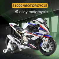 Diecast 1:9 Diecast Motor Honda CBR1000 M1000RR, 1250GS Ninja H2R, S1000 Ducatti V4S Hayabusa, R1M,