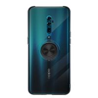 OPPO Reno 十倍變焦 透黑指環支架手機保護殼 reno十倍變焦手機殼 reno10X手機殼