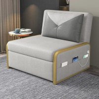 Single Sofa Bed Dual-use Small Apartment Foldable Telescopic Sitting and Lying Multi-functional Living Room Technology Cloth