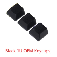 Black Blank Key cap Keycaps for Mx Switch Cherry / Outemu / Gateron 1U R3 Standard Keycap without letter 5pcs/lot