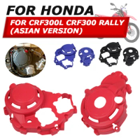 For Honda CRF300L CRF300 Rally CRF 300 L 300L Motorcycle Accessories Engine Guard Engine Stator Cover Slider Protector Shield