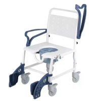 8088A High Quality 3-in-1 Plastic Commode Wheelchair New Design Hot Selling Bath Chair